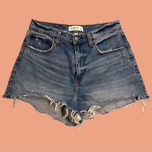 Abercrombie Curve Love 90’s Cutoff Shorts